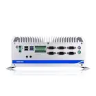 oem intel win 10 mini pc with 2 lan port fanless design industrial small computer