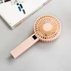 2019 new cheap low power consumption summer screen mini USB air cooler table fan with batteries rechargeable