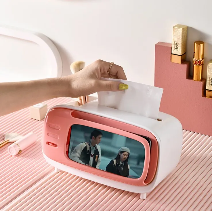 Creative light luxury TV tissue box household napkin paper box living room multifunctional remote control storage box
Creative light luxury TV tissue box household napkin paper box living room multifunctional remote control storage box