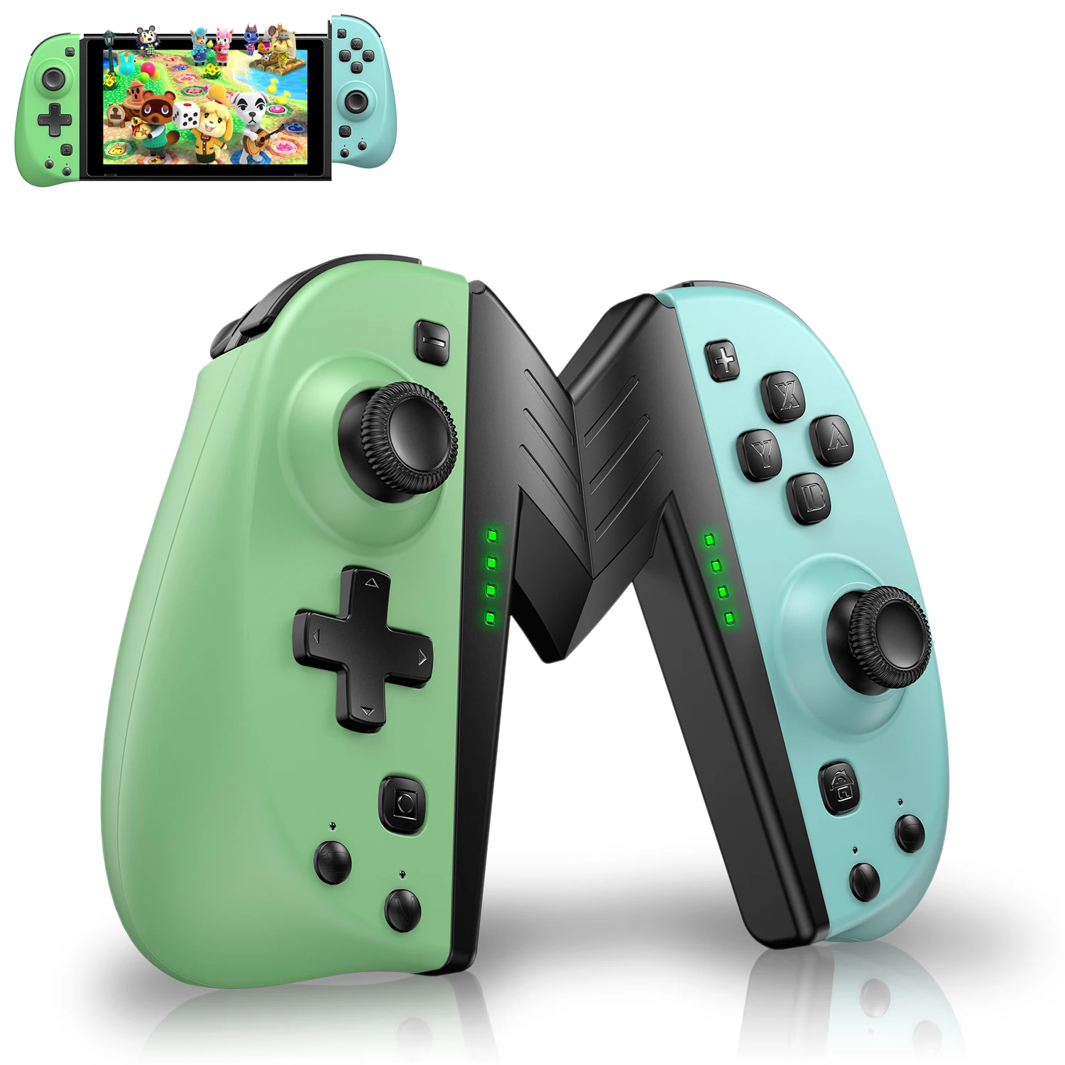 Drop ship In Stock Colored BT Wireless Switch Joycon, Blue+green;other 3 pair colors avaiable
Drop ship In Stock Colored BT Wireless Switch Joycon, Blue+green;other 3 pair colors avaiable