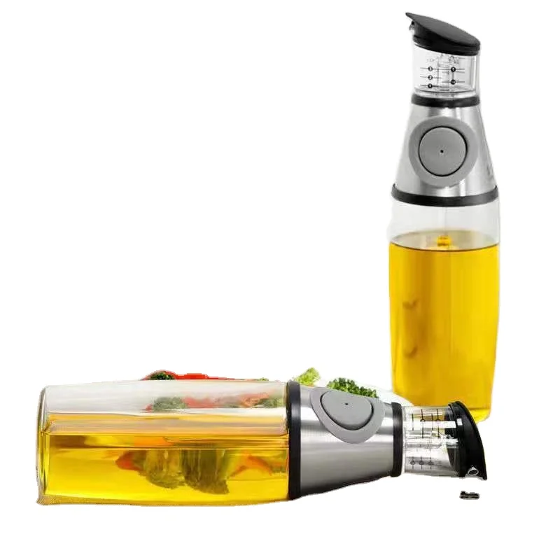 Fixed Quantity Oil Bottle Press Type Quantitative Oil Control Health Pot Glass Leak Proof Household Kitchen Filling Oil Bottles
Fixed Quantity Oil Bottle Press Type Quantitative Oil Control Health Pot Glass Leak Proof Household Kitchen Filling Oil Bottles