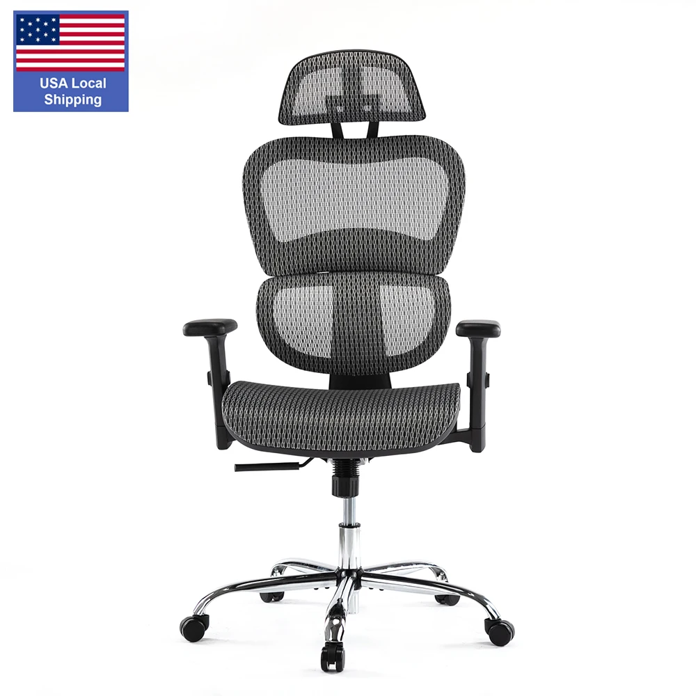 Hot Sale Ergonomics Mesh Office Chair Computer Desk Chair High Back Chair with Adjustable 3D Armrests USA Stock
Hot Sale Ergonomics Mesh Office Chair Computer Desk Chair High Back Chair with Adjustable 3D Armrests USA Stock
