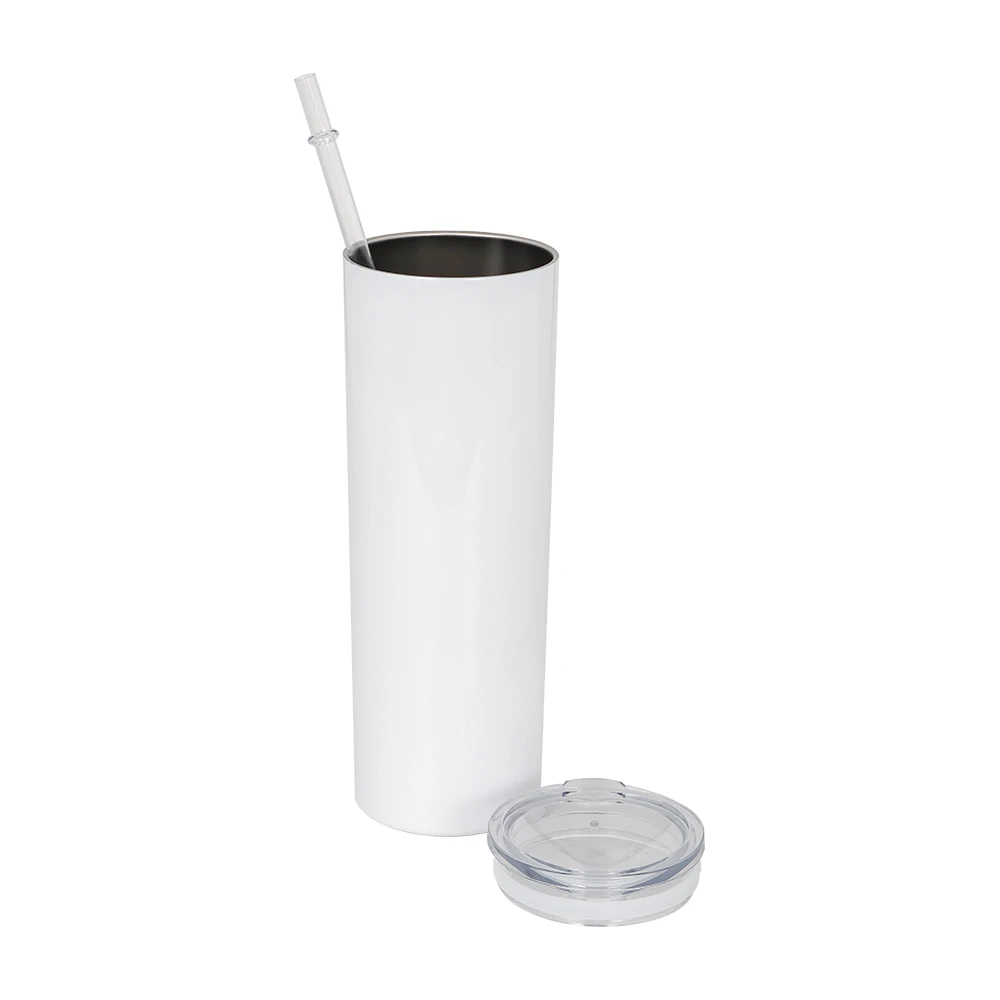 

Wholesale High Quality Custom Logo 20oz 600ML Stainless Steel Blank Sublimation Straight Skinny Tumbler Cups In Bulk, Customized color