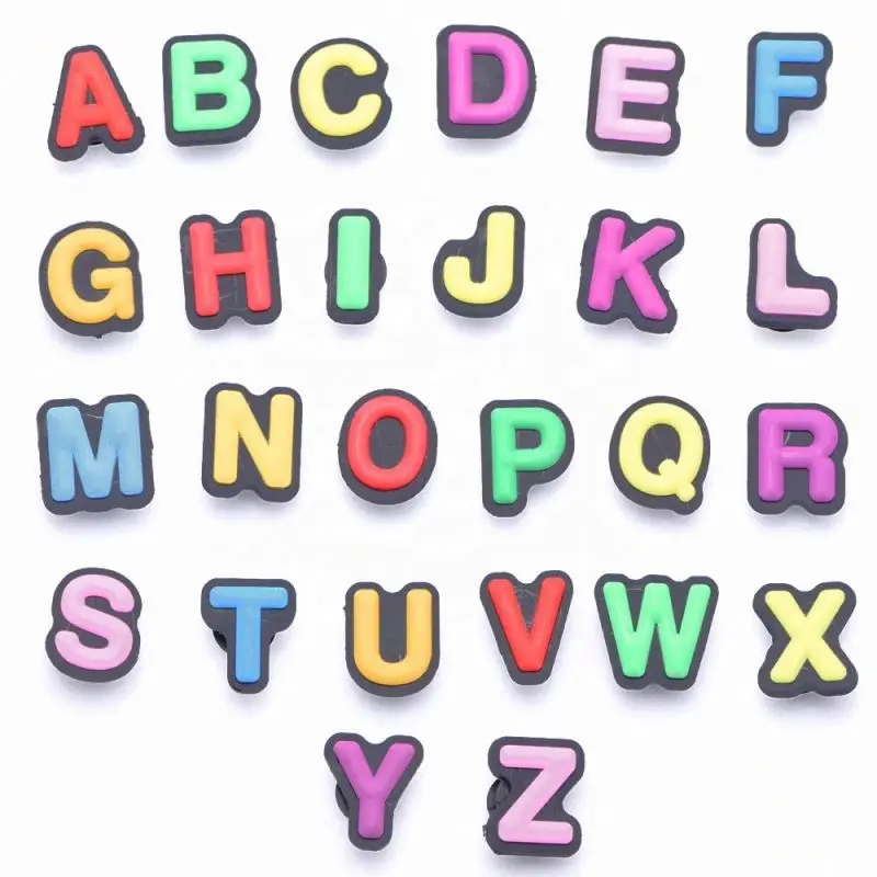 Popular Bling Colorful Shoe Charm Letter Children Lighting Shoes Rubber Alphabet Shoe Charms Clogs Charms, Jewelry 
Popular Bling Colorful Shoe Charm Letter Children Lighting Shoes Rubber Alphabet Shoe Charms Clogs Charms, Jewelry