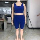 Clothes 3 Color 5XL Plus Szie Casual Clothes Women Workout 2 Pieces Set Plus Size Women Clothing
