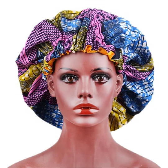Satin+Polyester European American Fashion Shower Hat Printed Elastic Bathing Hat Double Large Design Bath Hat, Green/purple/red/blue
Satin+Polyester European American Fashion Shower Hat Printed Elastic Bathing Hat Double Large Design Bath Hat, Green/purple/red/blue