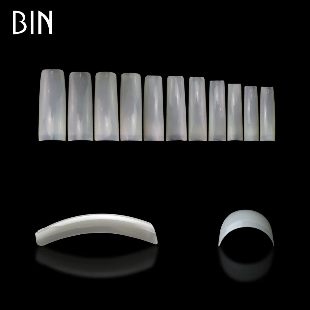BIN 550pcs bag natural color long square nail tips, White natural clear
BIN 550pcs bag natural color long square nail tips, White natural clear