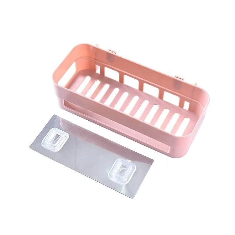 Bathroom Accessories Nail Free Wall Mounted Plastic Storage Box Multi-function Shower Shelf Hanging Kitchen Shelf
Bathroom Accessories Nail Free Wall Mounted Plastic Storage Box Multi-function Shower Shelf Hanging Kitchen Shelf
