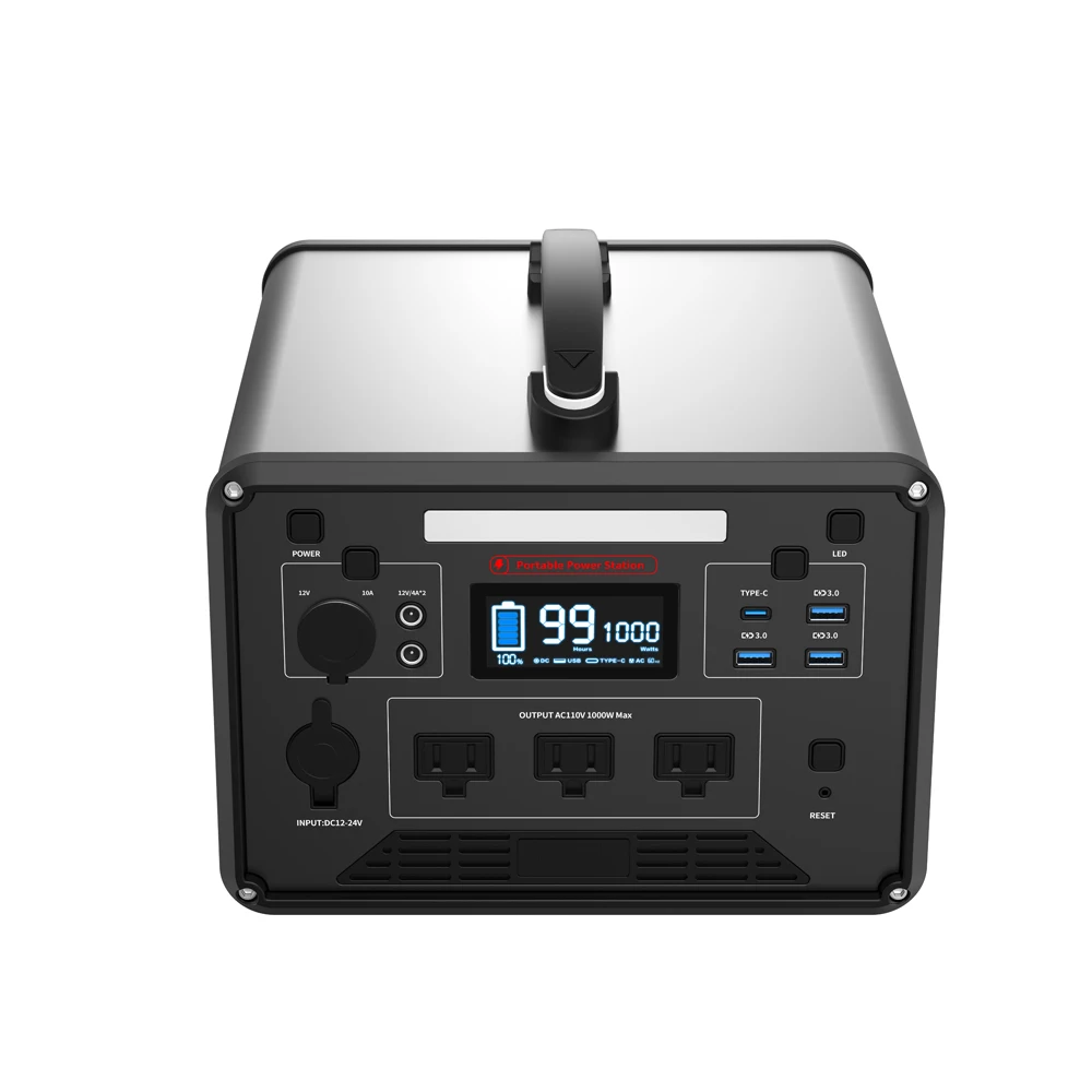 Solar Generator Power Station 1000W Pure Sine Wave Output Outdoor Use Portable Power Station Mini Solar Generator China Factory
Solar Generator Power Station 1000W Pure Sine Wave Output Outdoor Use Portable Power Station Mini Solar Generator China Factory
