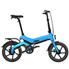 Wholesale work travel high power smart folding electric bike bicycle 16 for sale