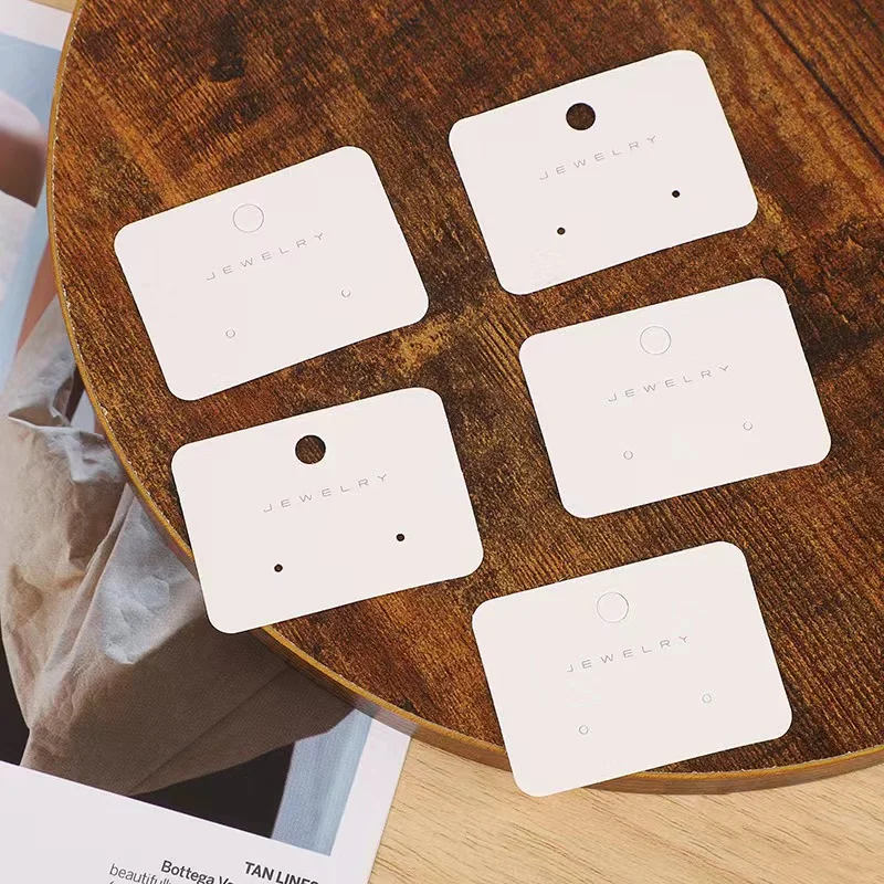 e- Wholesale small earring card for holder hole punch white texture stud earring paper card
e- Wholesale small earring card for holder hole punch white texture stud earring paper card