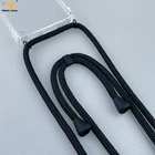 Samsung Low MOQ Cross Body PPM Chain Shockproof Clear Hard Plastic For Samsung Galaxy S20/S21 Ultra Case