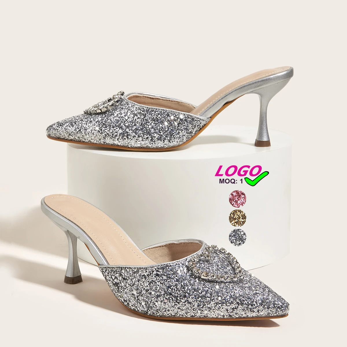 Dropshipping fast delivery mules style heels luxury high heel sandals for women 9cm custom pumps shoes
Dropshipping fast delivery mules style heels luxury high heel sandals for women 9cm custom pumps shoes