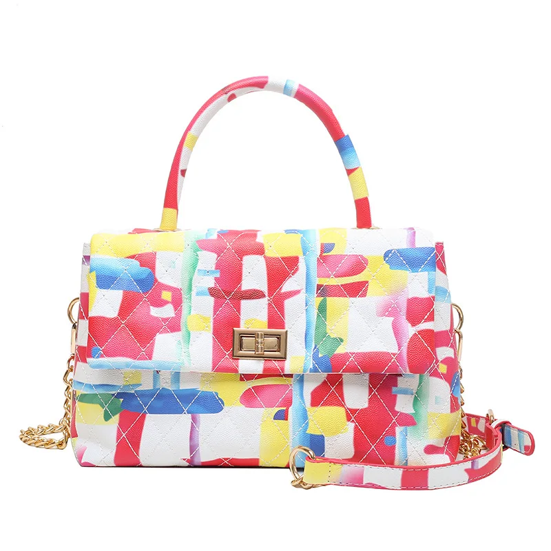 2021 Fashion Graffiti Painting Letter Printing Messenger Bag Handbag Women Personalized Shoulder Bag
2021 Fashion Graffiti Painting Letter Printing Messenger Bag Handbag Women Personalized Shoulder Bag