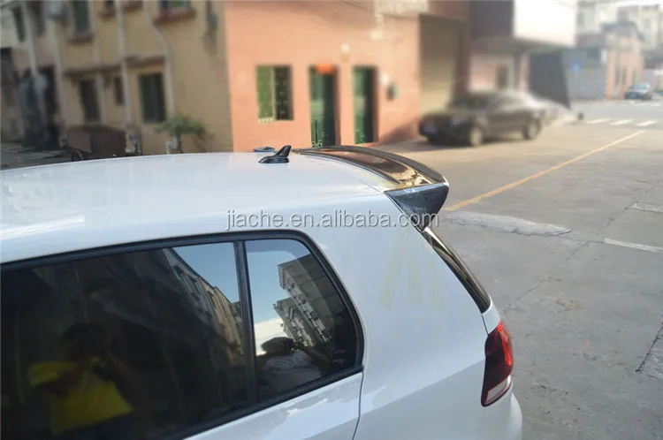 Carbon Fiber Rear Roof Spoiler Window Wings For Vw Golf Vi Mk Gti