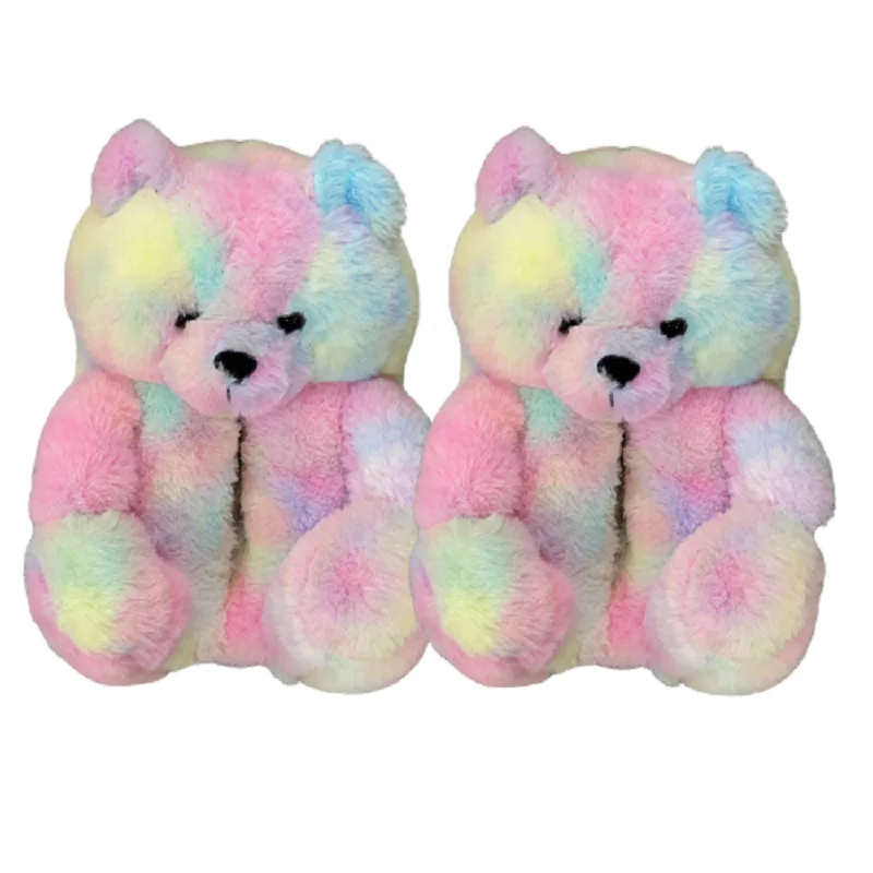 Spot teddy bear slippers teddy bear slippers floor home plush thick cotton warm shoes, 25 colors
Spot teddy bear slippers teddy bear slippers floor home plush thick cotton warm shoes, 25 colors