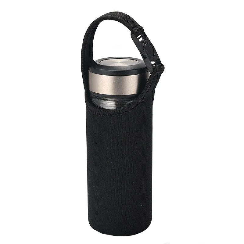 Wholesale New Style Insulated Bottle Sleeve Bag Glass Water Bottle Carrier Bag, Black
Wholesale New Style Insulated Bottle Sleeve Bag Glass Water Bottle Carrier Bag, Black