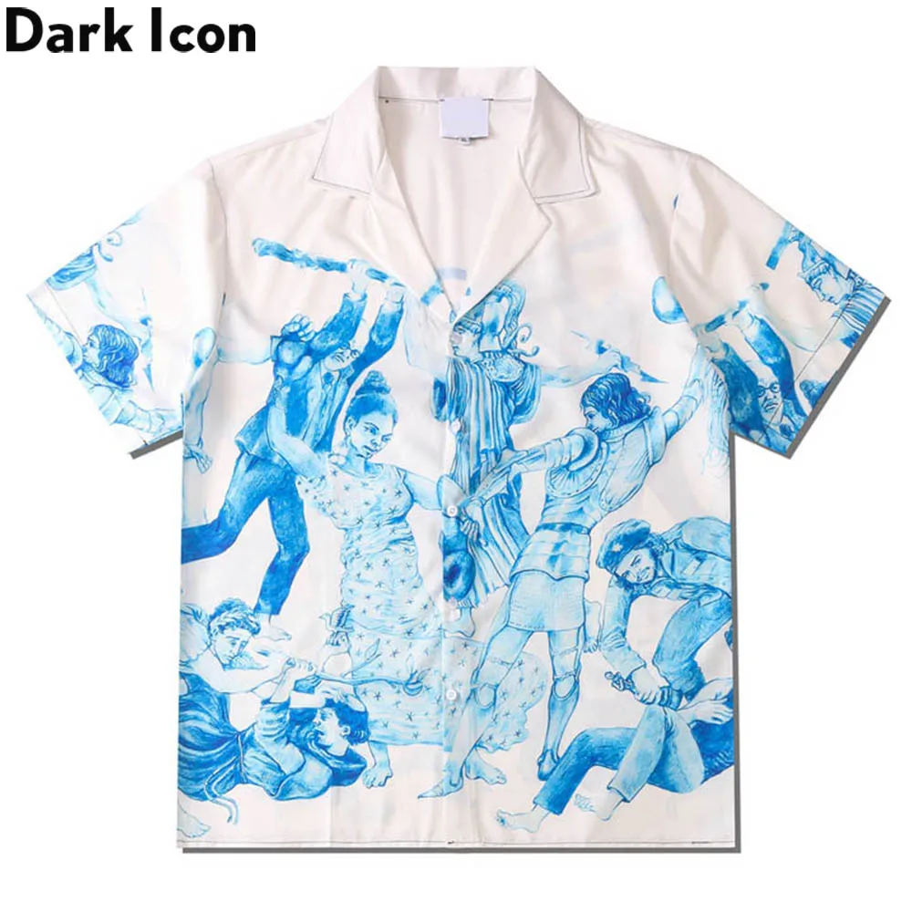 Printed Hawaiian Shirt Men Summer Vintage Polo Shirt Street Fashion Men's Shirts Short Sleeve, Custom color
Printed Hawaiian Shirt Men Summer Vintage Polo Shirt Street Fashion Men's Shirts Short Sleeve, Custom color