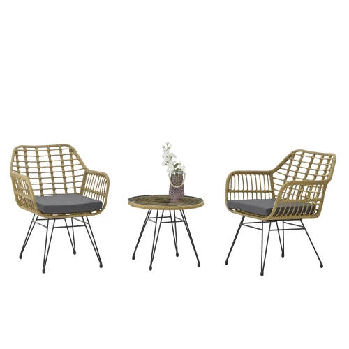 Free Shipping Dropshipping Modern Rattan Coffee Chair Table Set 3 PCS Outdoor Furniture Rattan Chair Garden chair set
Free Shipping Dropshipping Modern Rattan Coffee Chair Table Set 3 PCS Outdoor Furniture Rattan Chair Garden chair set