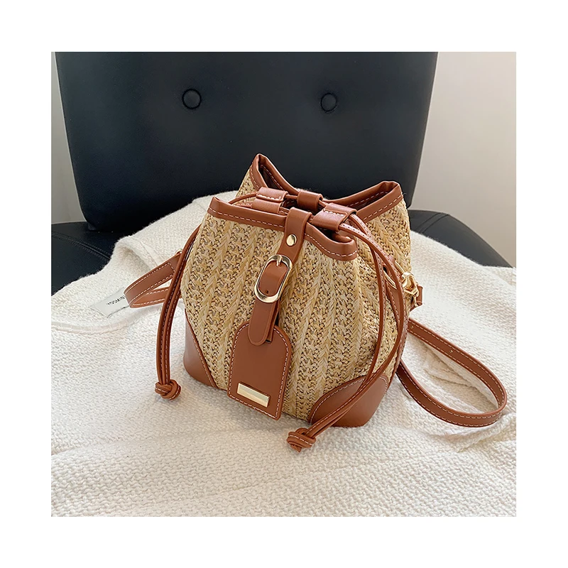 Drawstring Straw Bags Women Handmade Weaving Basket Bolsa Summer Bohemian Beach Bags Luxury Brand Woven Lady Handbags 2021 New
Drawstring Straw Bags Women Handmade Weaving Basket Bolsa Summer Bohemian Beach Bags Luxury Brand Woven Lady Handbags 2021 New