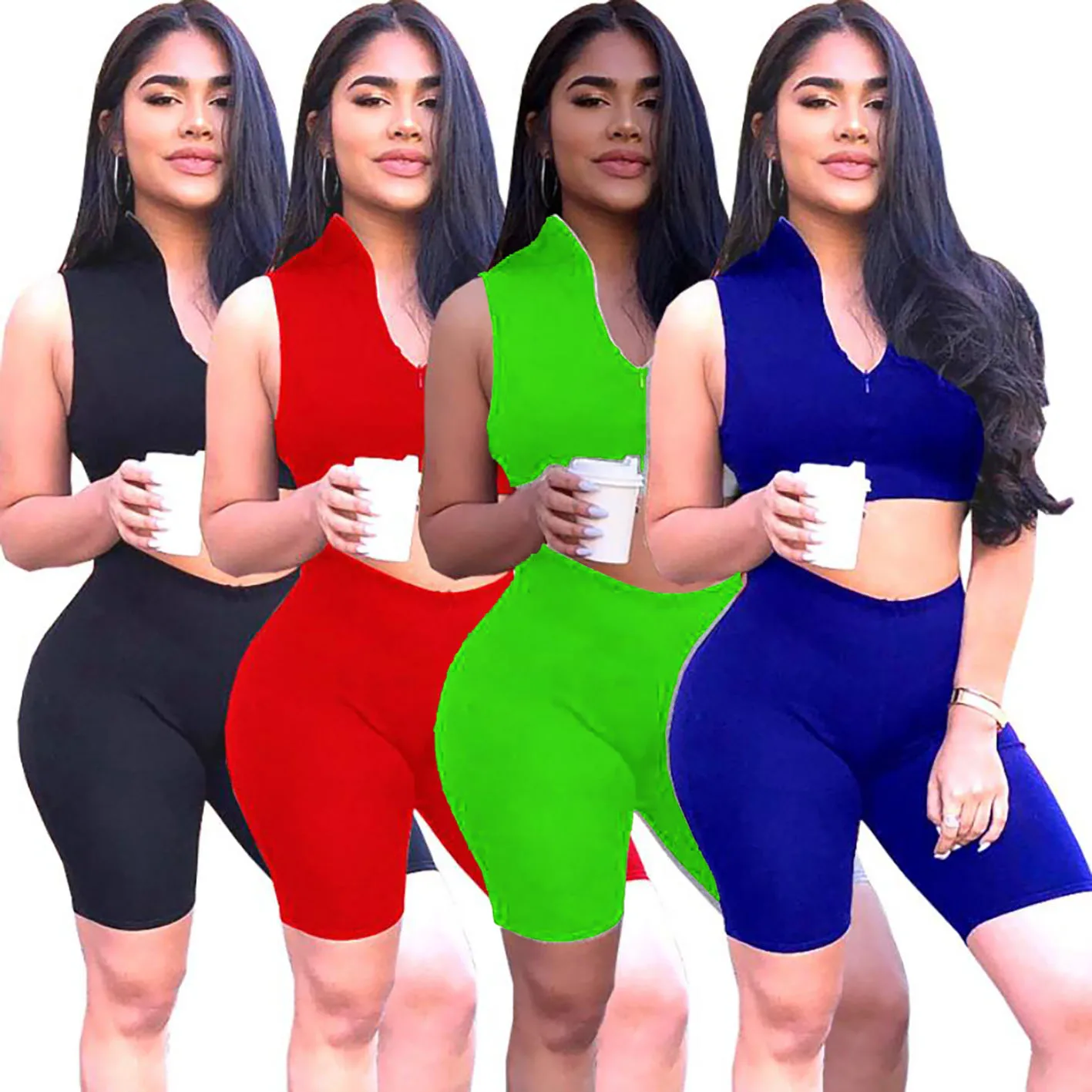 Crop Tank Top High Waist Jogger Pants Casual Workout Women Fitness Sportswear Workout Sets Print Pattern Custom Desgin Accept
Crop Tank Top High Waist Jogger Pants Casual Workout Women Fitness Sportswear Workout Sets Print Pattern Custom Desgin Accept