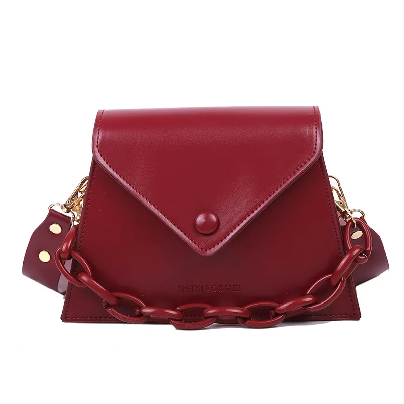 Popular New Wave Korean The Wild Thick Chain Messenger Small Bag Wide Shoulder Strap Bolsas Dama Women Crossbody Handbags, White,red,green,black
Popular New Wave Korean The Wild Thick Chain Messenger Small Bag Wide Shoulder Strap Bolsas Dama Women Crossbody Handbags, White,red,green,black