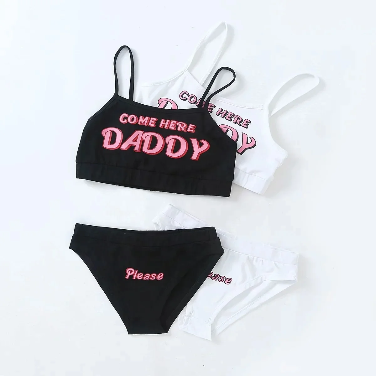 Come here daddy sexy women lingerie sleepwear tank top and high waisted briefs 2 piece set
Come here daddy sexy women lingerie sleepwear tank top and high waisted briefs 2 piece set