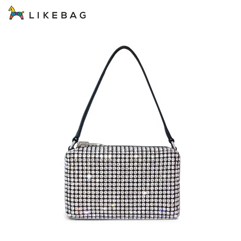 LIKEBAG 2021 new product hot sale fashion casual portable messenger bag with diamond
LIKEBAG 2021 new product hot sale fashion casual portable messenger bag with diamond