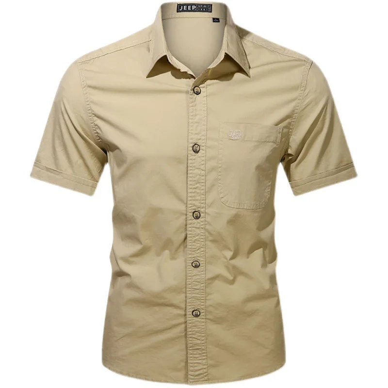 Military Shirt Men Summer Short Sleeve Army Cargo Shirts Men Breathable Casual Solid Pocket Work Business Shirt 100% Cotton
Military Shirt Men Summer Short Sleeve Army Cargo Shirts Men Breathable Casual Solid Pocket Work Business Shirt 100% Cotton