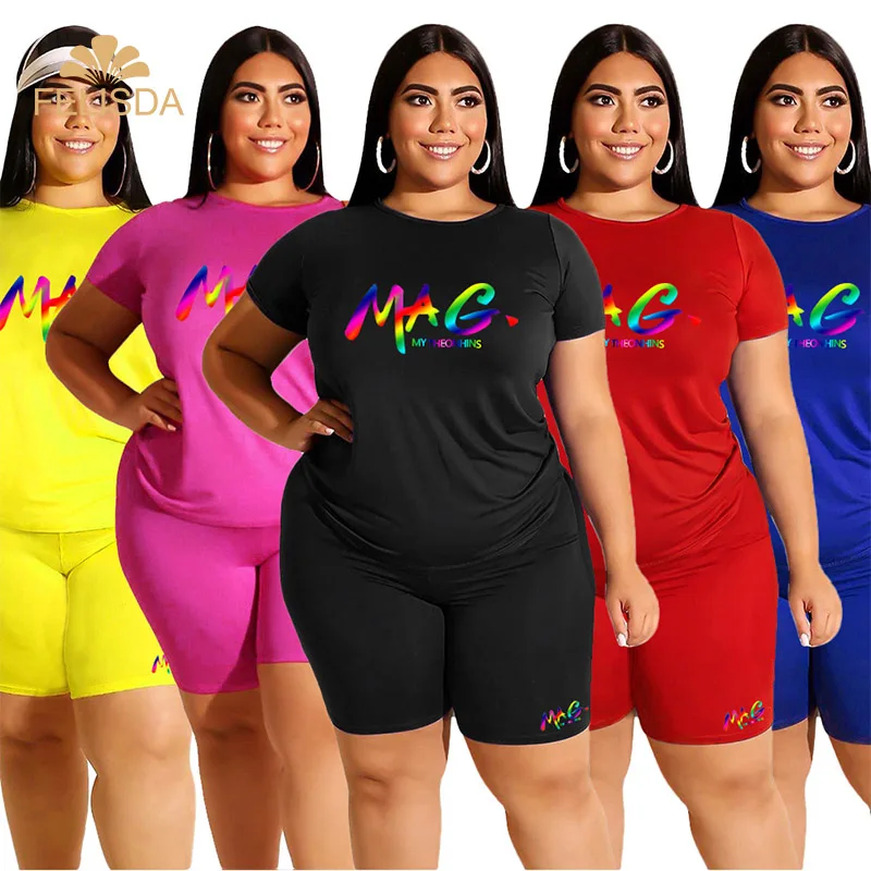 Fashing Summer Clothes for Women Tracksuit Plus Size Top Biker Shorts Sweat Suits Matching Sets Casual Outfits Two Piece Set
Fashing Summer Clothes for Women Tracksuit Plus Size Top Biker Shorts Sweat Suits Matching Sets Casual Outfits Two Piece Set