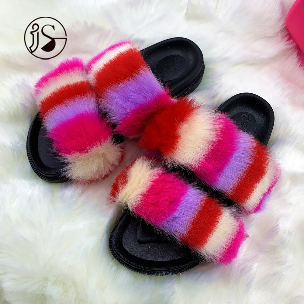 Fashion 2021 Exquisite Factory Direct Wholesale Colorful Faux Fur Slides Women Fur Slippers Big Fluffy Furry Sandals, Picture
Fashion 2021 Exquisite Factory Direct Wholesale Colorful Faux Fur Slides Women Fur Slippers Big Fluffy Furry Sandals, Picture