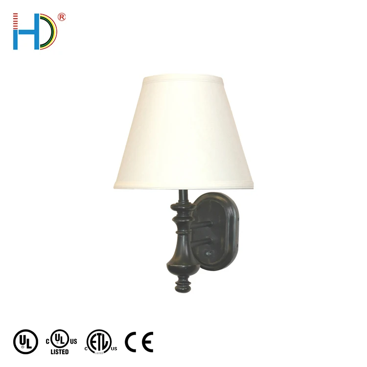 Hotel Bedside Reading Italian Black Decoration Rocker Switch Wall Lamp