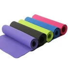 Eco durable slip-resistant better pattern with sticky plastic cover package custom yoga mat