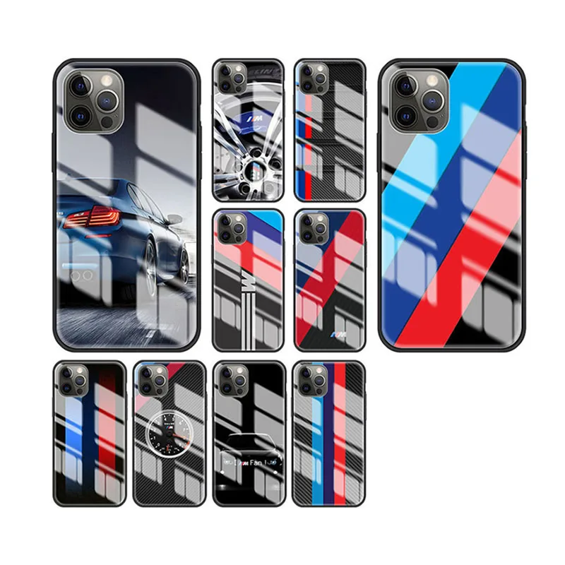 For iPhone 11 12 Pro Max Case Luxury Cars Logo Design Shockproof Back Cover Glossy Printed Tempered Glass Phone Cases, Black
For iPhone 11 12 Pro Max Case Luxury Cars Logo Design Shockproof Back Cover Glossy Printed Tempered Glass Phone Cases, Black