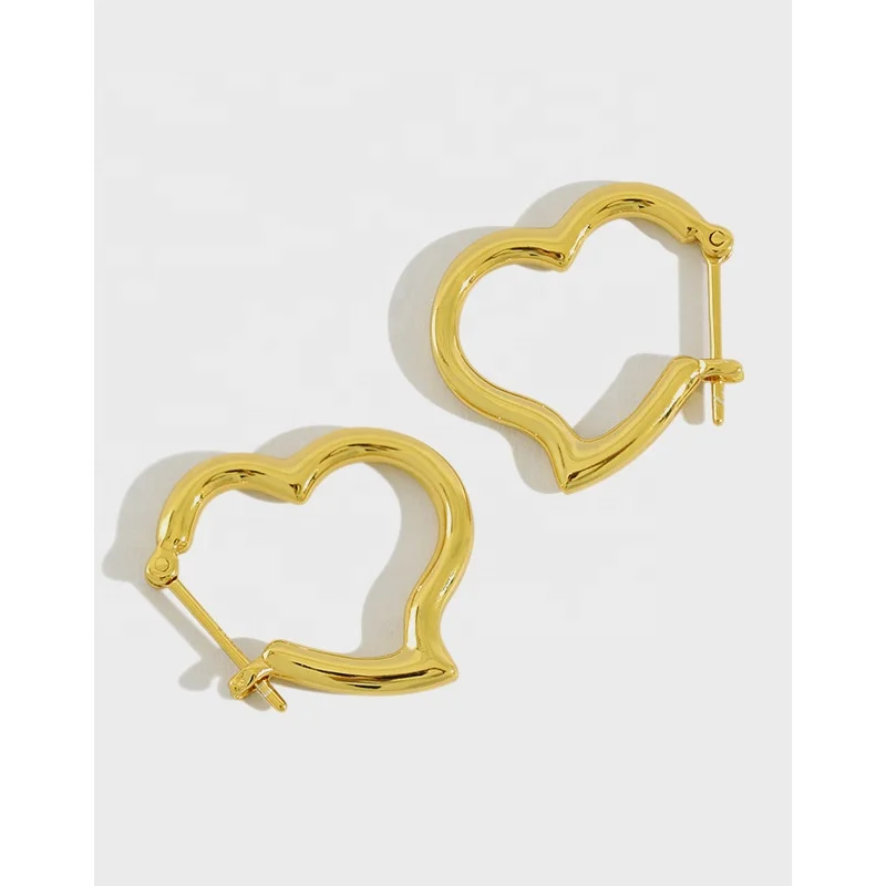Danyang S925 Sterling Silver Gold Heart Earrings for Young Girrls Jewelry
Danyang S925 Sterling Silver Gold Heart Earrings for Young Girrls Jewelry