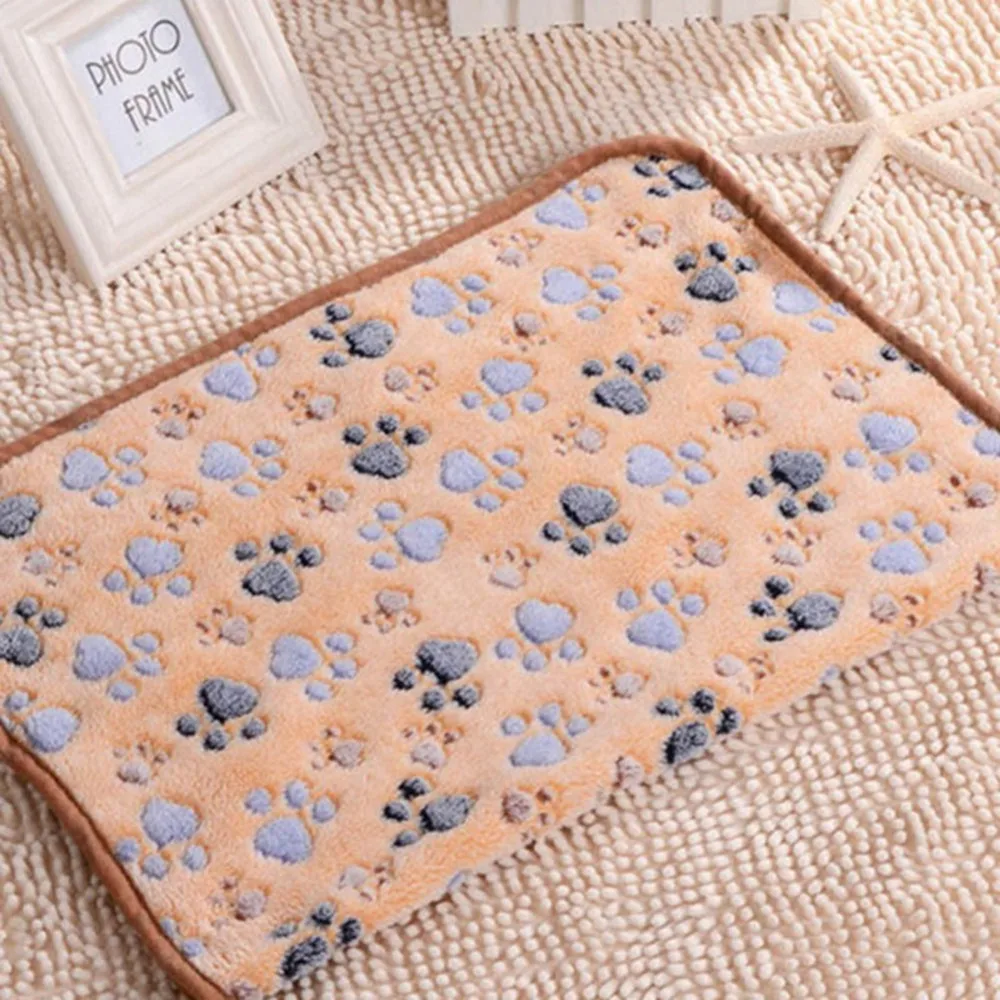 New Cute Dog Bed Mats Soft Flannel Fleece Paw Foot Print Warm Pet Blanket Sleeping Beds Cover Mat For Small Medium Dogs Cats
New Cute Dog Bed Mats Soft Flannel Fleece Paw Foot Print Warm Pet Blanket Sleeping Beds Cover Mat For Small Medium Dogs Cats