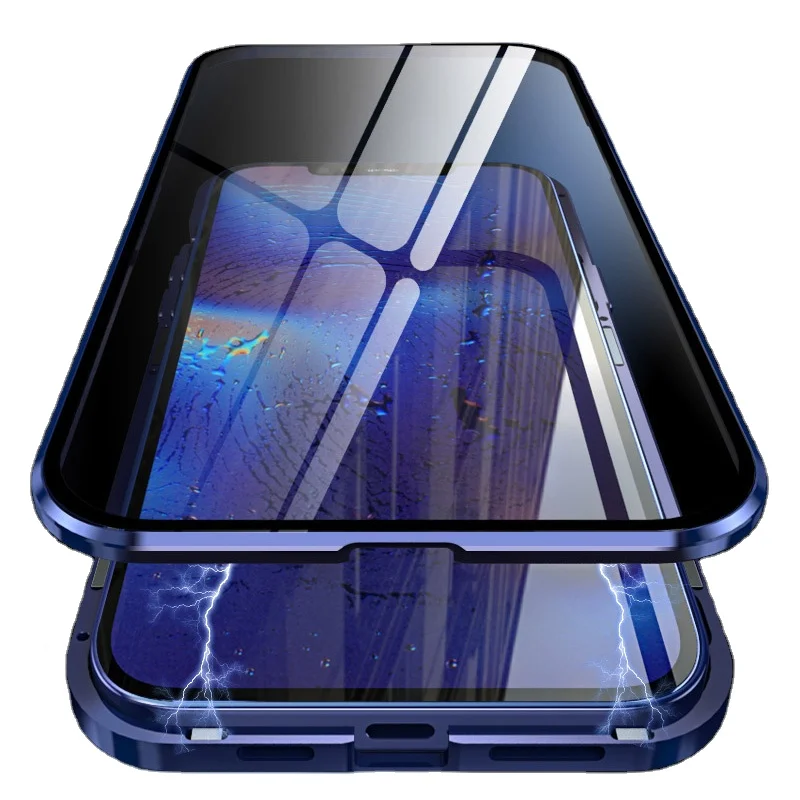 Metal Adsorbable Frame with Clear Tempered Glass Cell Phone Protector 360 Full Cover for iphone 12 mini / pro / pro max
Metal Adsorbable Frame with Clear Tempered Glass Cell Phone Protector 360 Full Cover for iphone 12 mini / pro / pro max