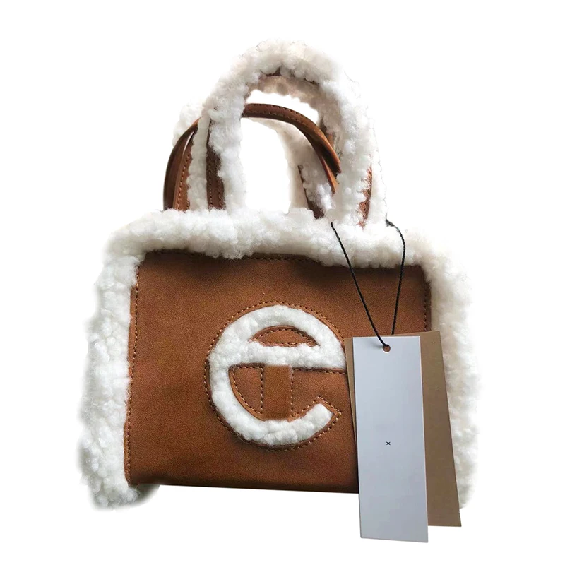Suede Wool Lamb Fall Purse Tote Bag Designer Cute Real Plush Sheep Curly Fur hair Handbag, Customized color
Suede Wool Lamb Fall Purse Tote Bag Designer Cute Real Plush Sheep Curly Fur hair Handbag, Customized color