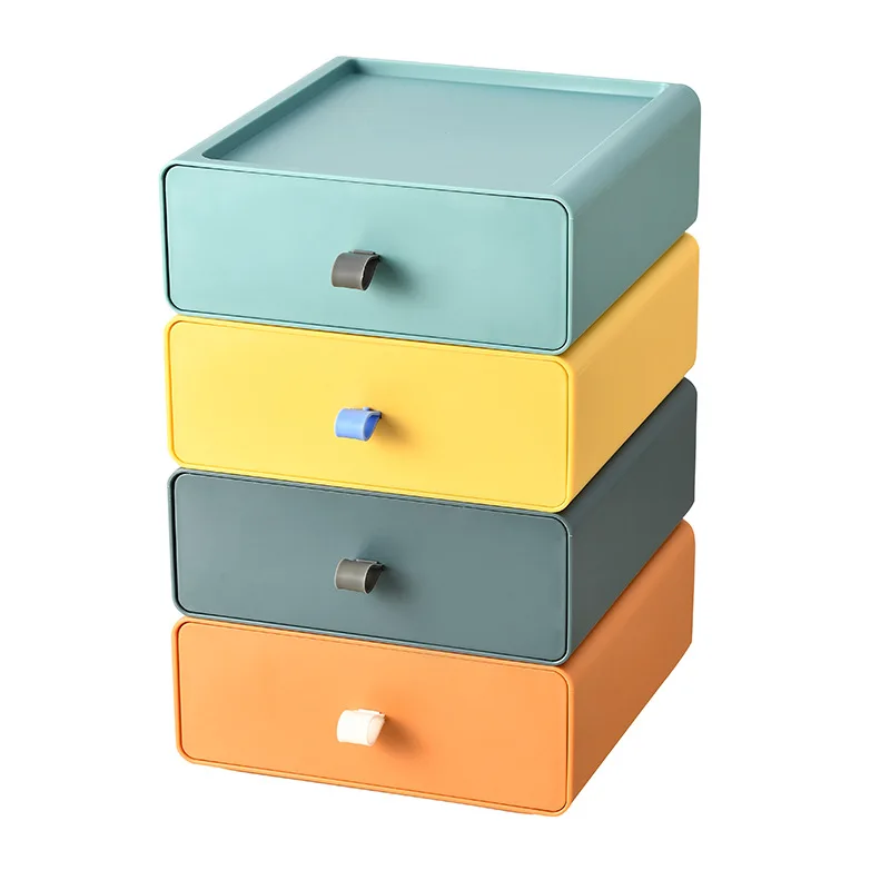 2022 New Household Drawers Storage organizer Colorful Stackable Plastic Desktop Drawers Storage Box With Handle
2022 New Household Drawers Storage organizer Colorful Stackable Plastic Desktop Drawers Storage Box With Handle