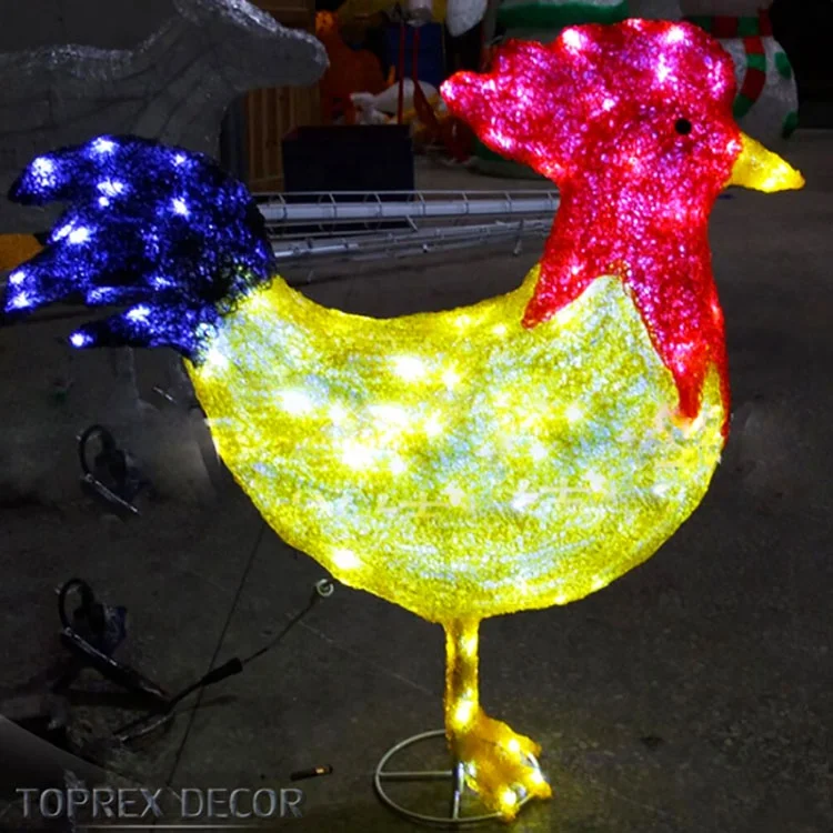 Outdoor Lighted Christmas Chicken Outdoor Decoration For New Year 2017 Decoration Buy Chinese New Year Decoration Items Decorative Metal Chickens Christmas Chicken Outdoor Decoration Product On Alibaba Com