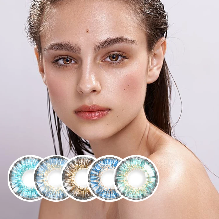 turquoise honey hazel magic color contacts wholesale sweety eye