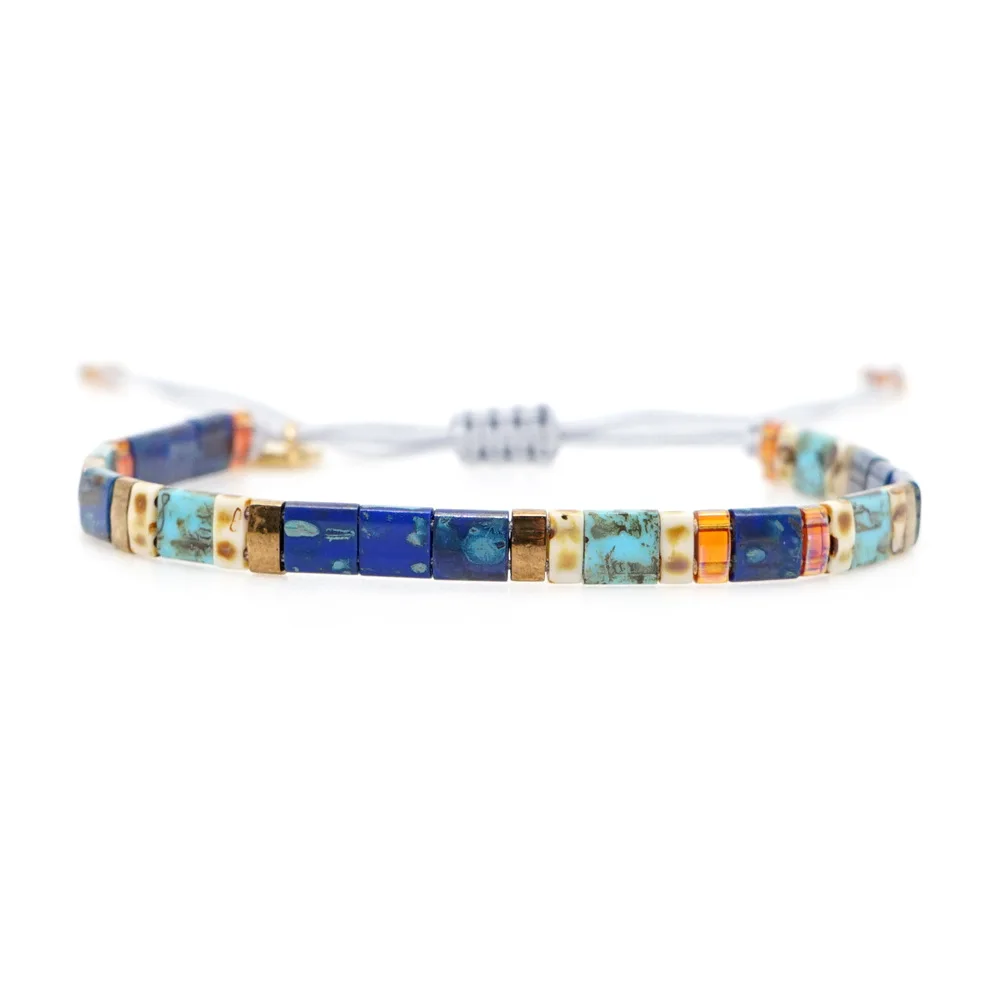 VRIUA Retro Square Glass Beads Bracelet Bohemian Handmade MIYUKI Tila Bracelet Trendy Adjustable Mens Bracelets Boyfriend Gift
VRIUA Retro Square Glass Beads Bracelet Bohemian Handmade MIYUKI Tila Bracelet Trendy Adjustable Mens Bracelets Boyfriend Gift