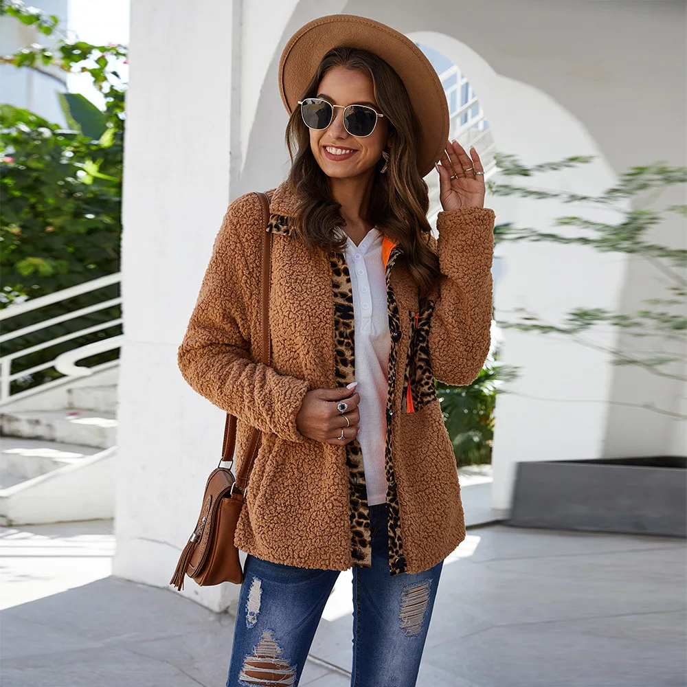 WW-0334 Sexy Leopard Zipper Button Long-sleeved Fluffy Coat Lamb Velvet Wool Winter Coats For Woman, Same as picture
WW-0334 Sexy Leopard Zipper Button Long-sleeved Fluffy Coat Lamb Velvet Wool Winter Coats For Woman, Same as picture