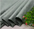 China textiles factory Cheap price per meter warp 100% polyester dyed stretch velvet sofa fabric