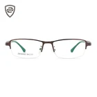 2019Hot selling Branded Eyewear Frame Men semi-rimless Glasses Optical Glasses in stock ZM30002