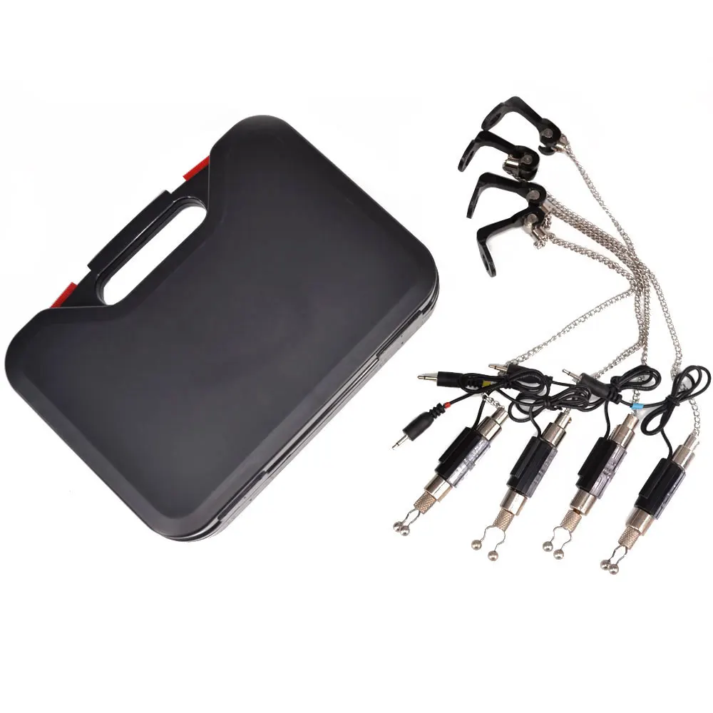 Fishing Swingers Drop Indicator 4pcs in Zipped Protection Case details