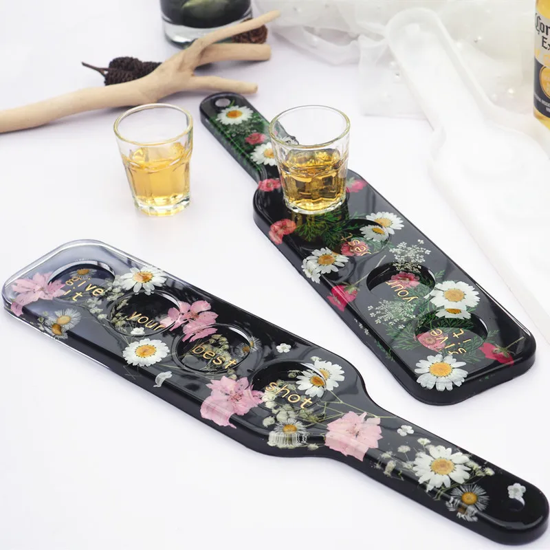 R153 DIY Beer Sampler Paddle Tray Resin Mould Wine Beverage Taster Glass Serving Flight Paddle Silicone Mold, Stocked / cusomized
R153 DIY Beer Sampler Paddle Tray Resin Mould Wine Beverage Taster Glass Serving Flight Paddle Silicone Mold, Stocked / cusomized