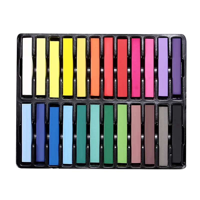 24 color non toxic washable temporary color hair dye chalk Children's hair dye pen, 24 colors
24 color non toxic washable temporary color hair dye chalk Children's hair dye pen, 24 colors