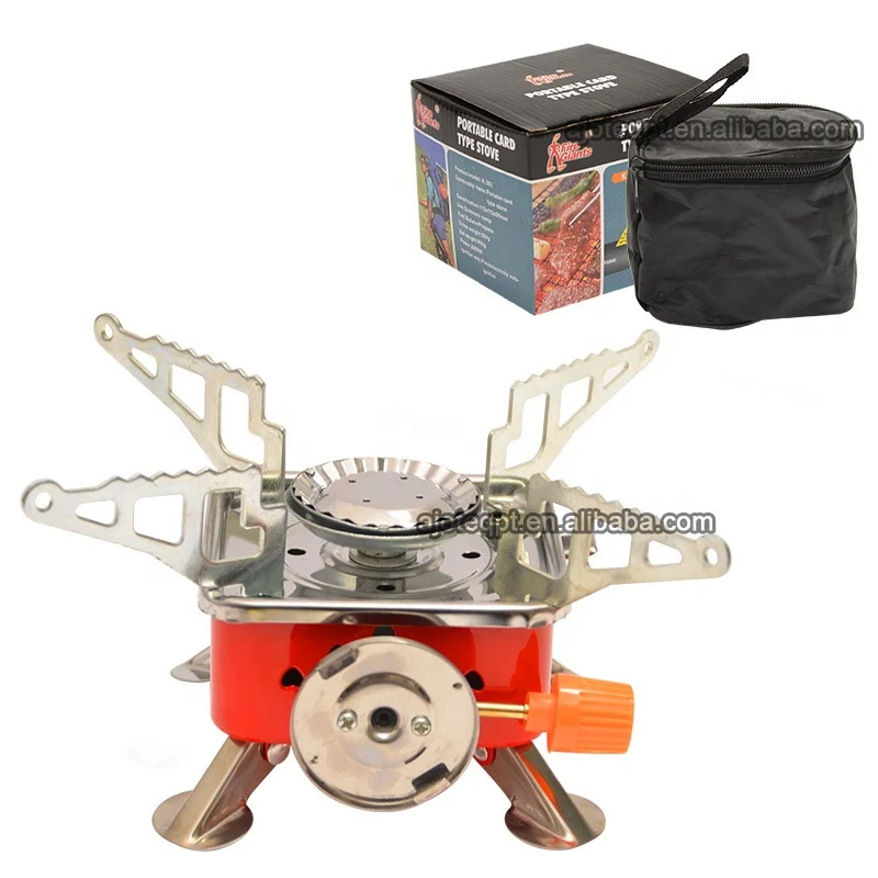 AJOTEQPT Outdoor Portable Folding Camping Gas Mini Small Square Stove 
AJOTEQPT Outdoor Portable Folding Camping Gas Mini Small Square Stove