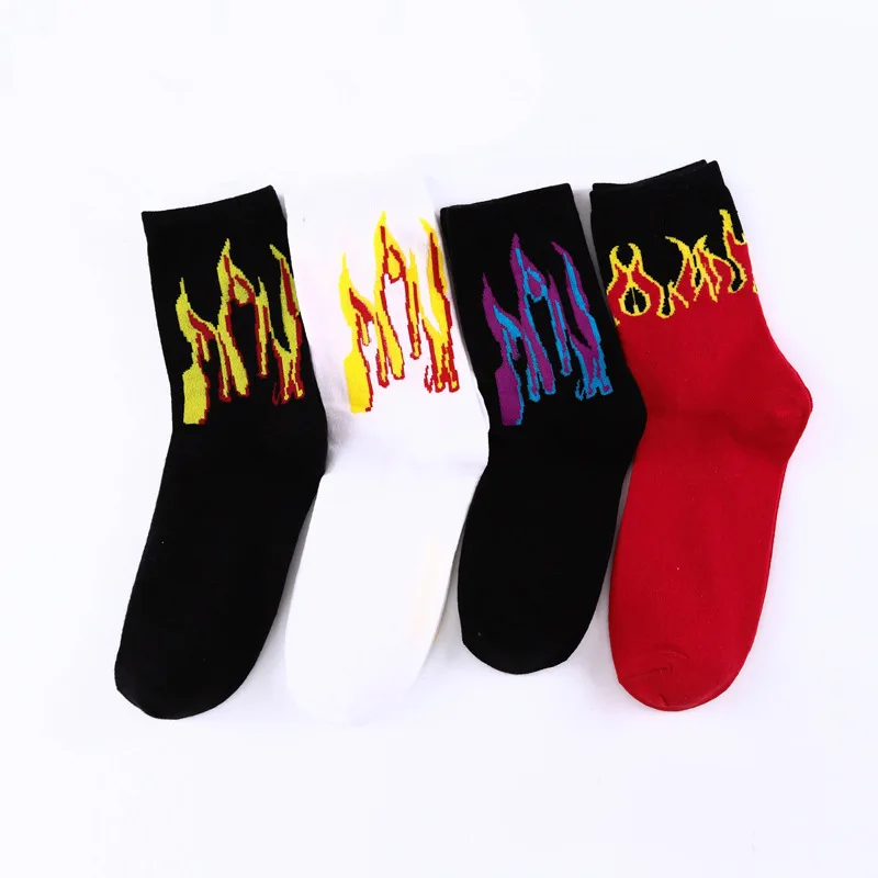 Kangyi 2020 Black White Red Polyester Fire Pattern Socks For Men Crew Socks, 4 colors
Kangyi 2020 Black White Red Polyester Fire Pattern Socks For Men Crew Socks, 4 colors